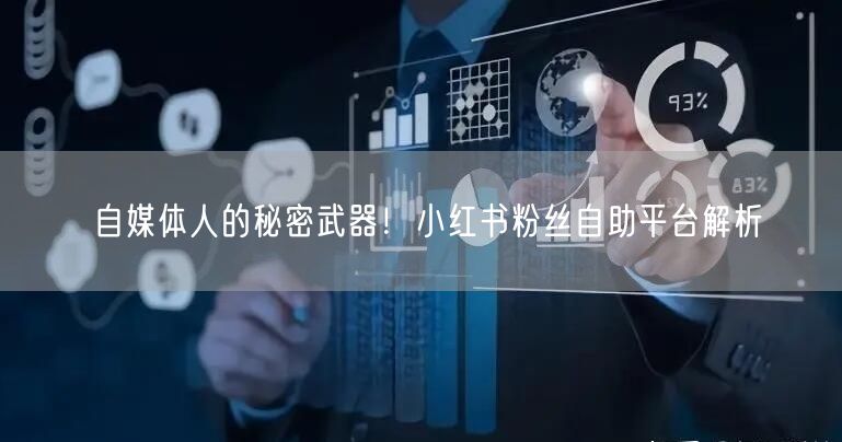 自媒体人的秘密武器！小红书粉丝自助平台解析