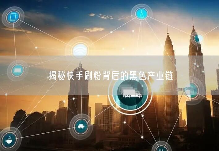 揭秘快手刷粉背后的黑色产业链