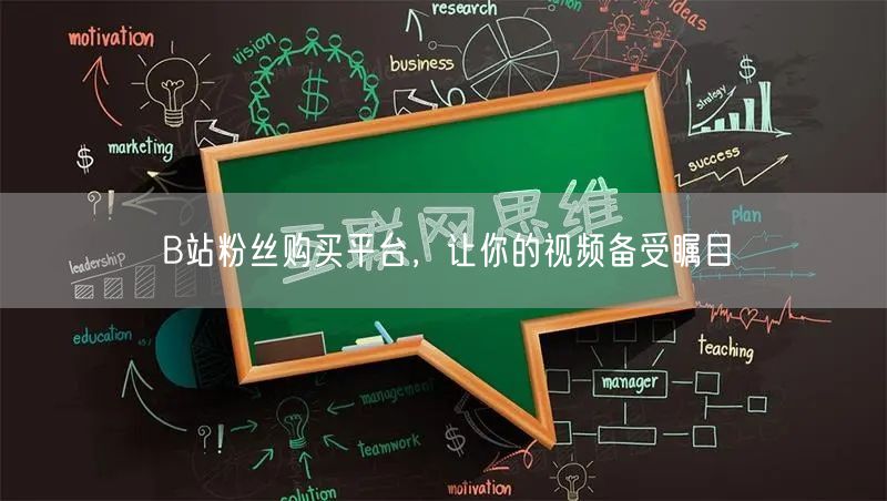 B站粉丝购买平台，让你的视频备受瞩目